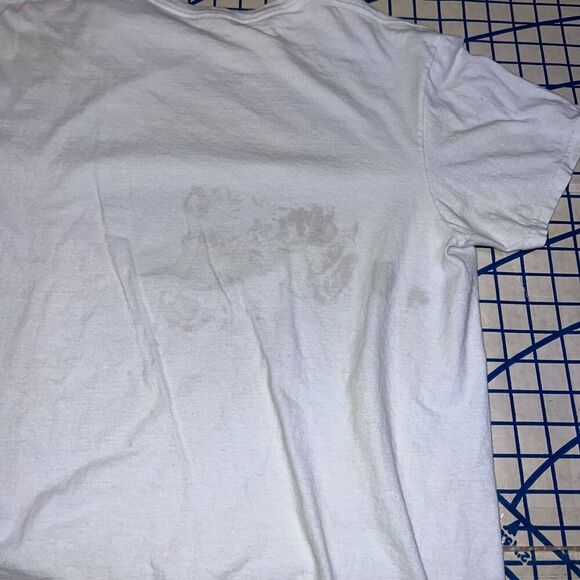 Green Day Dookie Shirt Mens Large White Graphic Tee Rock Band Y2K Concert 17295 - Picture 4 of 6